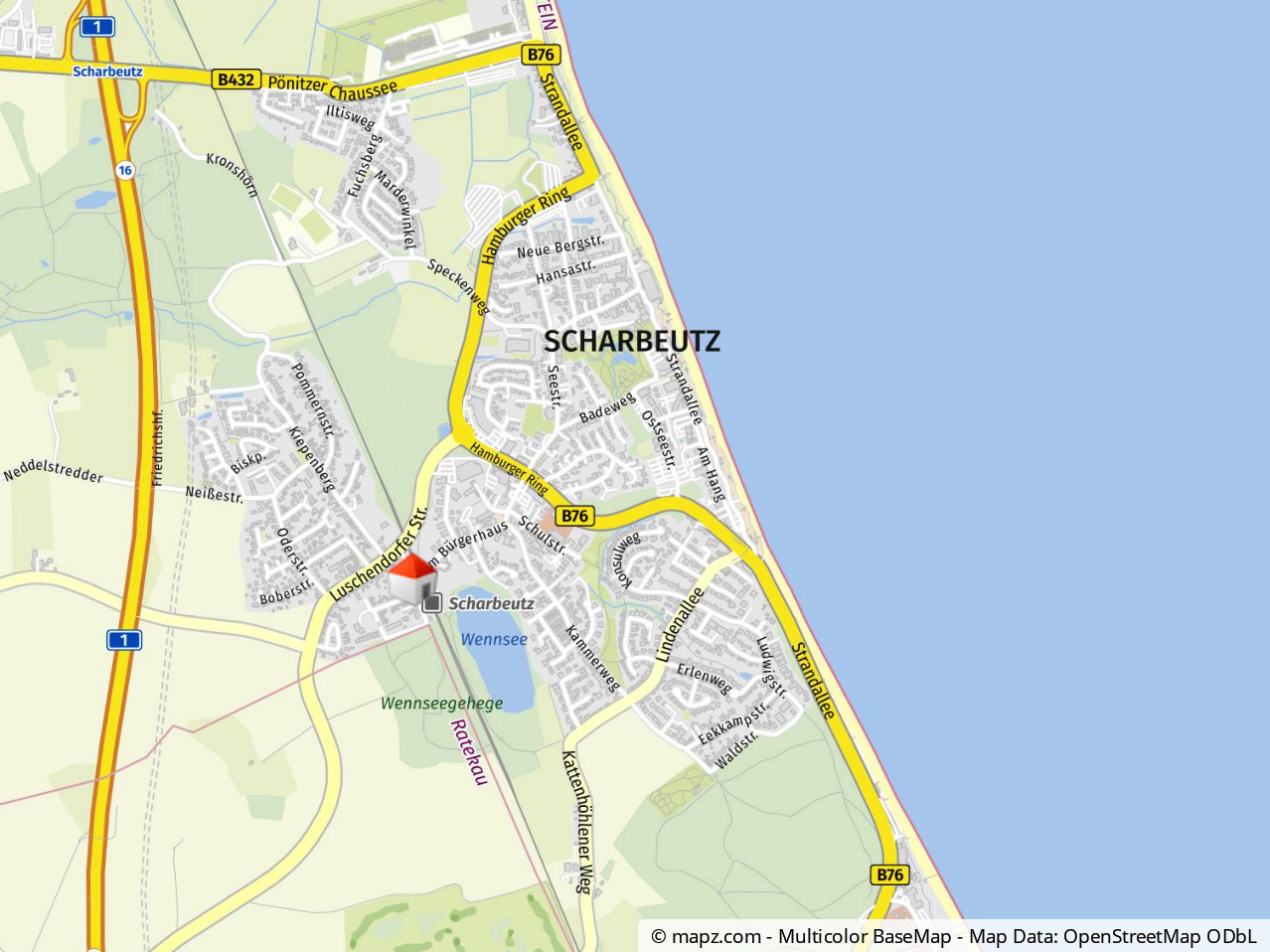 Kartenausschnitt