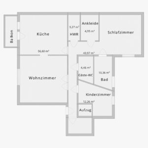 Wohnungsgrundriss 1.OG